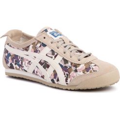 Sneakersy ONITSUKA TIGER - Mexico 66 1182A097 Camo Flower/Cream 020. Brązowe półbuty damskie Onitsuka Tiger, ze skóry. W wyprzedaży za 229,00 zł.