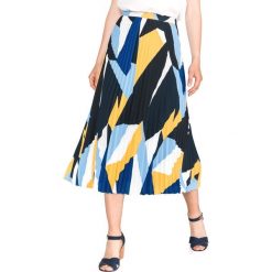 Tommy Hilfiger Norah Spódnica Czarny Niebieski Żółty. Żółte spódniczki damskie TOMMY HILFIGER, s, bez wzorów, z poliesteru. Za 688,95 zł.