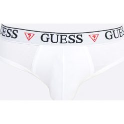 Guess Jeans - Slipy. Białe slipy męskie marki Guess Jeans, s, z aplikacjami, z elastanu. W wyprzedaży za 59,90 zł.