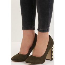 Buty ślubne damskie: Khaki Czółenka True Love