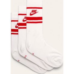 Nike Sportswear - Skarpety (3-pack). Białe skarpetki męskie Nike Sportswear, z nadrukiem, z elastanu. Za 59,90 zł.