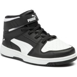 Sneakersy PUMA - Rebound Layup Sl V Ps 370488 01 Puma Black/Puma White. Czarne trampki chłopięce Puma, bez wzorów, ze skóry ekologicznej, bez zapięcia. W wyprzedaży za 149,99 zł.