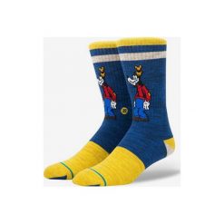 Stance Vintage Goofy Skarpetki Niebieski Żółty. Żółte skarpetki męskie Stance, z motywem z bajki, z elastanu. Za 85,95 zł.