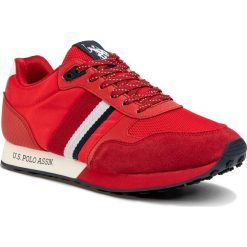Sneakersy U.S. POLO ASSN. - Julius2 FLASH4088S9/SN2 Red. Czerwone półbuty męskie U.S. Polo Assn., na co dzień, bez wzorów, z zamszu, bez zapięcia. Za 339,00 zł.