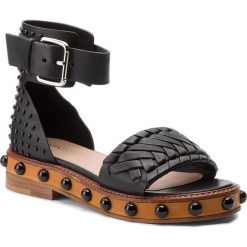 Sandały RED VALENTINO - PQ0S0A88 Nero 0NO. Czarne klapki damskie marki Red Valentino, bez wzorów, ze skóry, bez obcasa. W wyprzedaży za 1549,00 zł.
