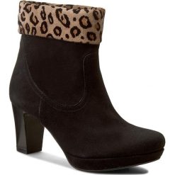 Botki GABOR - 72.993.37 Schw/Desert. Czarne botki damskie zamszowe marki Gabor. W wyprzedaży za 329,00 zł.