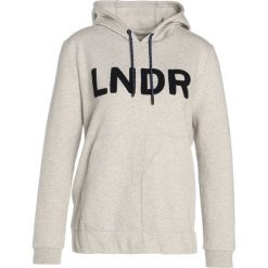 LNDR COLLEGE Bluza z kapturem mottled grey. Szare bluzy sportowe damskie marki LNDR, xs, z elastanu, z kapturem. Za 719,00 zł.