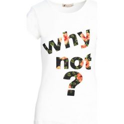 T-shirty damskie: Kremowy T-shirt Shadows of dreams