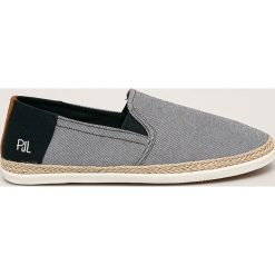 Pepe Jeans - Tenisówki Maui Slip On Twill. Niebieskie trampki męskie Pepe Jeans, bez wzorów, z jeansu, bez zapięcia. Za 279,90 zł.