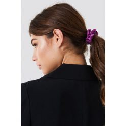 Ozdoby do włosów: NA-KD Accessories Satynowa gumka owijka – Purple