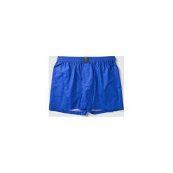 Spodenki do spania męskie KLASYCZNE KROPKI bpokserki. Niebieskie piżamy męskie HisOutfit, xl, bez wzorów, z bawełny, klasyczne. Za 79,00 zł.