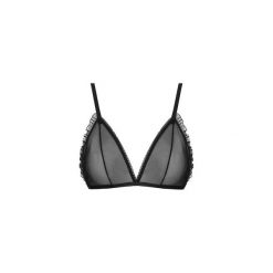 Stanik Lena. Czarne bez kategorii marki Koniakowsky lingerie, ze lnu. Za 110,00 zł.