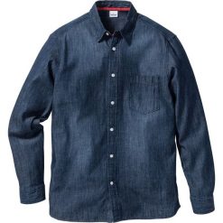 Koszula flanelowa bonprix jeżynowy wzorzysty. Fioletowe koszule męskie bonprix, xl, bez wzorów, bez kołnierzyka, bez rękawów. Za 84,99 zł.