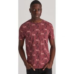 T-shirt z bawełny organicznej - Turkusowy. Niebieskie t-shirty męskie Reserved, s, bez wzorów, z bawełny, bez kołnierzyka. Za 49,99 zł.