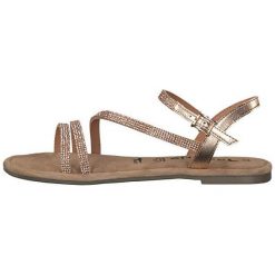 Tamaris Damskie sandały 1-1-28113-22 -929 Copper Glam (rozmiar 38). Sandały damskie Tamaris, bez wzorów, bez obcasa, bez zapięcia. Za 200,00 zł.