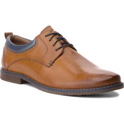 Półbuty LASOCKI FOR MEN - MB-STEVEN-02BIG Brown. Pomarańczowe półbuty męskie marki Lasocki For Men, ze skóry. Za 189,99 zł.