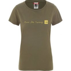 Koszulka The North Face NSE Tee T0A6PR7D6. Zielone koszulki damskie The North Face, s, bez wzorów, bez kołnierzyka, bez rękawów. Za 96,99 zł.