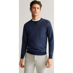 Mango Man - Sweter Antigua. Swetry męskie Mango Man, xl, bez wzorów, z bawełny, z okrągłym kołnierzem, bez kaptura. W wyprzedaży za 49,90 zł.