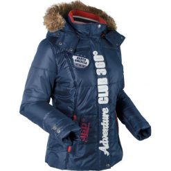 Kurtka termoaktywna pikowana bonprix ciemnoniebieski. Niebieskie bomberki damskie bonprix. Za 249,99 zł.