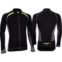 Avento Koszulka rowerowa Cycling Shirt Long Sleeve Men Size r. XXL (81BU-ZAG). Czarne odzież rowerowa męska marki Avento, m. Za 198,06 zł.