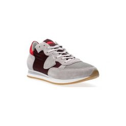 Buty Philippe Model Paris TRLU W102 TROPEZ. Czerwone trampki męskie Philippe Model Paris, bez wzorów, bez zapięcia. Za 913,41 zł.