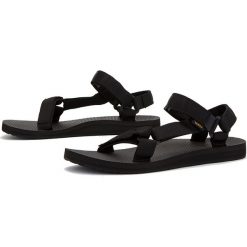 TEVA ORIGINAL UNIVERSAL > 1003987-BLK. Sandały damskie Teva, w paski, sportowe, bez obcasa, z paskami. Za 189,99 zł.