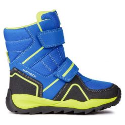 Geox Buty Zimowe Za Kostkę Chłopięce Orizont 31 Niebieski. Niebieskie buty zimowe chłopięce marki Geox, z gumy, za kostkę. Za 389,00 zł.