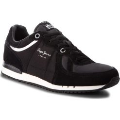 Sneakersy PEPE JEANS - Tinker 1973 PMS30484 Black 999. Czarne półbuty męskie Pepe Jeans. W wyprzedaży za 219,00 zł.