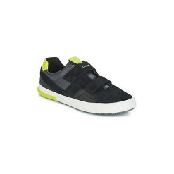 Buty Dziecko Geox J ALONISSO BOY. Czarne trampki chłopięce Geox. Za 269,10 zł.