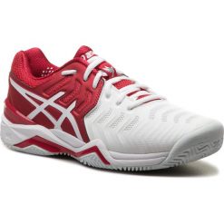 Buty sportowe męskie: Buty ASICS - Gel-Resolution Novak Clay E806N Classic Red/White/Silver