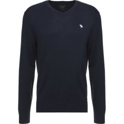 Swetry klasyczne męskie: Abercrombie & Fitch CORE ICON VNECK Sweter navy