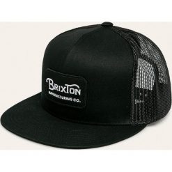 Brixton - Czapka. Zielone czapki damskie Brixton, z aplikacjami, z bawełny. W wyprzedaży za 99,90 zł.