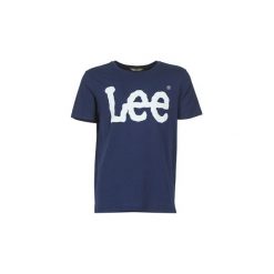 T-shirty z krótkim rękawem Lee LOGO TEE. Niebieskie t-shirty męskie marki Lee, s, bez wzorów, bez kołnierzyka, krótkie. Za 87,20 zł.