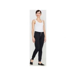 Spodnie K153 Czarny. Czarne spodnie damskie Lenitif, l, z tkaniny. Za 119,00 zł.