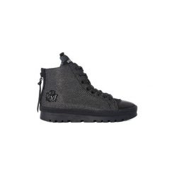 Buty Replay SCARPA GUN. Czarne trampki i tenisówki damskie marki Replay, bez wzorów, bez zapięcia. Za 365,94 zł.
