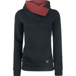 Bluzy damskie: Black Premium by EMP Contrast Scarf Hoodie Bluza z kapturem damska czarny