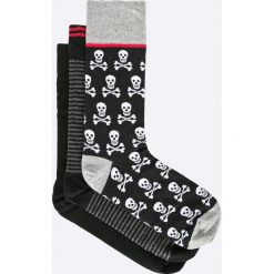 John Frank - Skarpety (3-pack). Czarne skarpetki męskie marki John Frank, z bawełny. W wyprzedaży za 27,90 zł.
