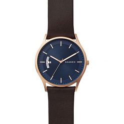 Zegarek SKAGEN - Holst SKW6395 Brown/Rose Gold. Brązowe zegarki męskie Skagen. W wyprzedaży za 549,00 zł.