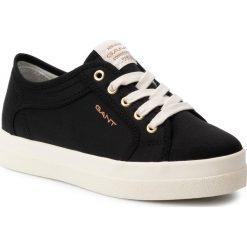 Sneakersy GANT - Aurora 18538434 Black G00. Czarne półbuty damskie GANT, z tworzywa sztucznego. Za 349,00 zł.