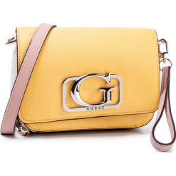 Torebka GUESS - Annarita (VG) Mini HWVG75 83780 YMU. Żółte torebki klasyczne damskie Guess, z aplikacjami, ze skóry ekologicznej, klasyczne, zdobione, bez dodatków. Za 459,00 zł.