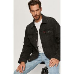 Levi's - Kurtka jeansowa. Czarne płaszcze męskie Levi's®, s, bez wzorów, z bawełny, krótkie, bez kaptura. Za 469,90 zł.
