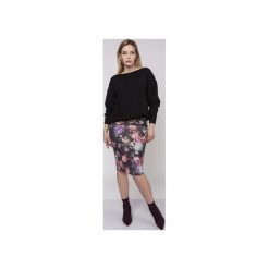 Sweter z fakturą, SWE160 czarny MKM. Czarne swetry damskie Mkm swetry, s, bez wzorów, z dzianiny, eleganckie, bez rękawów, bez kaptura. Za 118,00 zł.