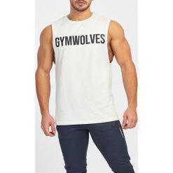 Bluzka męska EMILIO. Białe t-shirty męskie IVET, m, z nadrukiem, z bawełny, sportowe, bez kołnierzyka. W wyprzedaży za 39,00 zł.