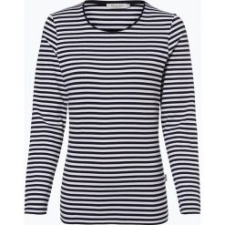 März - Damska koszulka z długim rękawem, niebieski. Niebieskie t-shirty damskie marki März, m, w prążki, z dżerseju, klasyczne, z klasycznym kołnierzykiem. Za 249,95 zł.