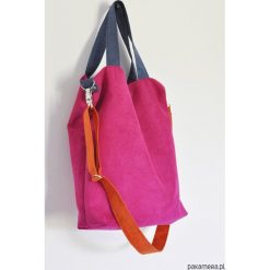Torba hobo rozm. L - fuksja, kobalt.pomarańcz. Niebieskie torebki klasyczne damskie marki Pakamera, z syntetyku, duże. Za 119,00 zł.