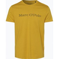 Marc O'Polo - T-shirt męski, żółty. Żółte t-shirty męskie marki Marc O'Polo, m, z napisami, z bawełny, polo. Za 89,95 zł.