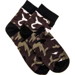 SKARPETY MĘSKIE U10 - ZIELONE/MORO. Zielone skarpetki męskie marki Ombre Clothing, w jednolite wzory, z bawełny. Za 7,99 zł.