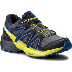 Trekkingi SALOMON - Speedcross J 392385 09 M0 Ombre Blue/Sulpuhr Spring/Nautical Blue. Szare półbuty dziewczęce Salomon, na sznurówki. W wyprzedaży za 229,00 zł.