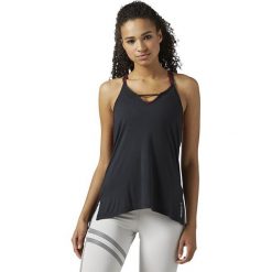 Topy sportowe damskie: Reebok Koszulka damska Favorite Strappy TA Sanros czarny r. L (BR4296)