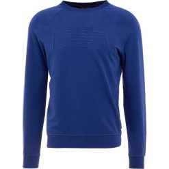 Emporio Armani FELPA Bluza blu surf. Szare bluzy męskie marki Emporio Armani, l, z bawełny, z kapturem. Za 559,00 zł.